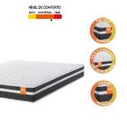 Colchão Casal Molas Qatar 138x188x22cm Branco / Preto - Supor