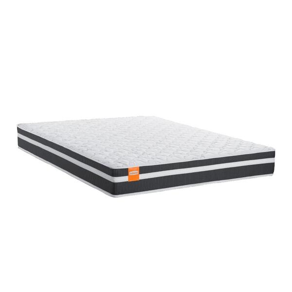 Colchão Casal Molas Qatar 138x188x22cm Branco / Preto - Supor