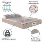 Colchão Casal Molas Vibe 138x188x20cm Bege Gazin