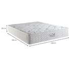 Colchão Casal Nitch Molas Ensacadas (28x138x188) Branco E Pre