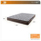 Colchão Casal Oakland Espuma D70/d28 Dupla Face 138x188x24cm