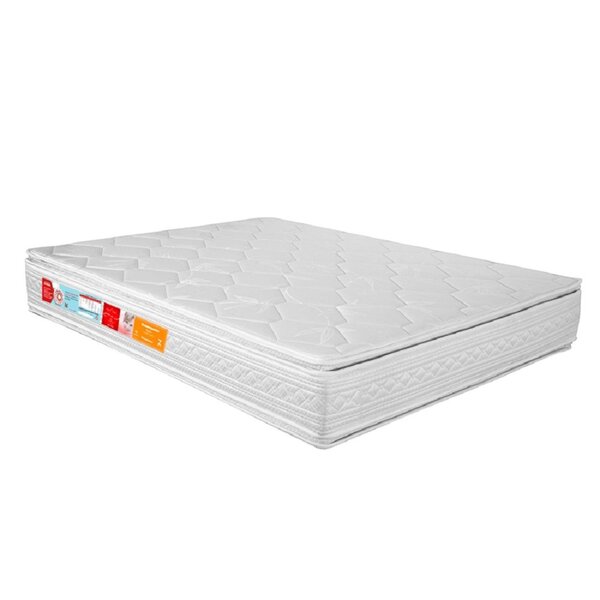 Colchão Casal Orthocrin Royal Saúde Plus Pillowtop Espuma Pol