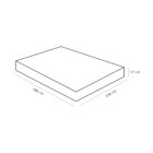Colchão Casal Ortobom Light D23 138x188x17cm  Branco/cinza