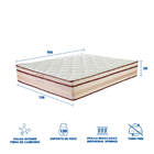 Colchão Casal Prorelax Pro Látex Gel Sense 138x188x30 Molas E