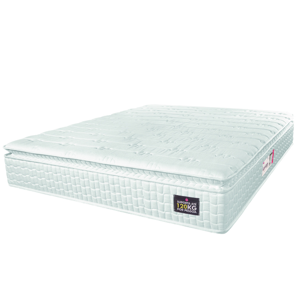 Colchão Casal Queen Espuma D33 Pillow Top Van Gogh 158x198x24