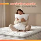 Colchão Casal Queen Molas Ensacadas Granville Com Pillow 158x