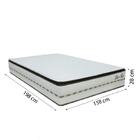 Colchão Casal Queen Molas Ensacadas Pillow Top Love Star Gazi