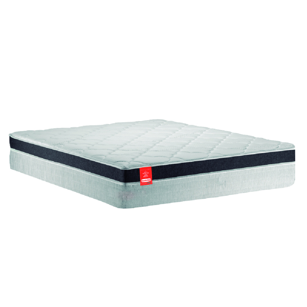 Colchão Casal Queen Molas Ensacadas Real 158x198x27cm Cinza /