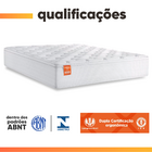 Colchão Casal Queen Molas Ensacadas Real Pillow Top 158x198x2