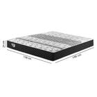 Colchão Casal Queen Size Soft Comfort Preto Molas Verticoil –
