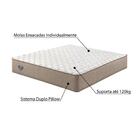 Colchão Casal Relax Duo Confort II Molas Ensacadas 138x188x30
