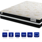 Colchão Casal Smart Milano D26 De Molas Ensacadas 138x188 Pre