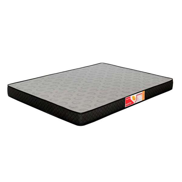 Colchão Casal Topázio (12x138x188) Preto E Branco