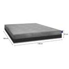 Colchão Casal Umaflex 188x138x25cm Fit Visco  Cinza