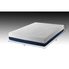 Colchão Casal Umaflex 188x138x25cm Tradição  Branco/azul