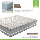 Colchão Casal Uniface Zurique 30cmx138cmx188cm Paropas By Eco