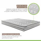 Colchão Casal Unique D33 Plus Duoface 14x138x188cm Paropas By