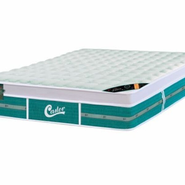Colchão Castor Casal Gold Star Green 128x188x32cm