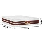 Colchão Castor Casal Silver Star Air Double Face Híbrido 138x