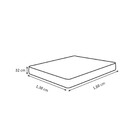 Colchão Castor Casal Vitagel Euro One Face Pocket 138x188x32cm