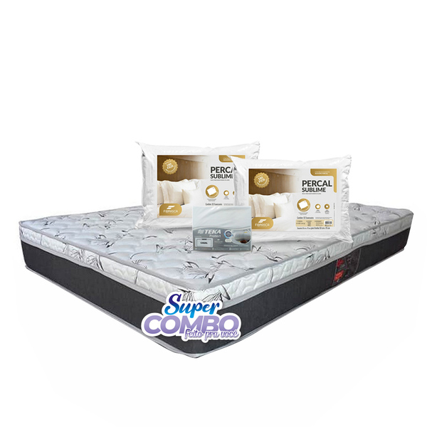 Colchão Castor Class One Face Casal 128x188x25cm - Super Comb