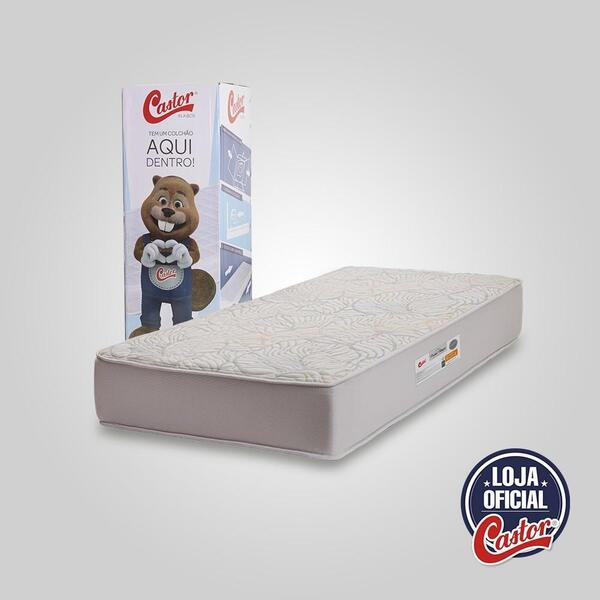 Colchão Castor Solteiro Na Caixa Vitagel Max Anatomic Double