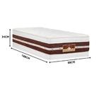 Colchão Castor Solteiro Silver Star Air Double Face Híbrido 8