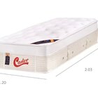 Colchão Castor Solteiro Vitagel Max One Face Pocket 120x203x4