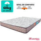 Colchão D23 Casal Espuma Certificada 128x188x14cm - Bf Colchõ