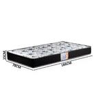 Colchão D33 Solteiro 0,78 X 1,88 Preto Espuma Supreme Gazin