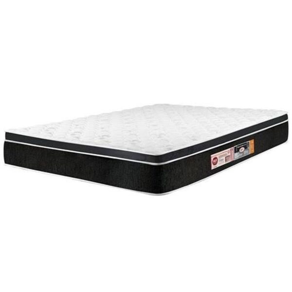 Colchão D45 Casal Suede(1.38x1.88) Preto