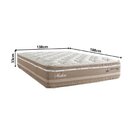 Colchão De Casal 33cm X 138cm Moskow Bege/branco