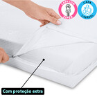 Colchão De Chiqueirinho Para Bebe Com Capa Protetor Impermeáv