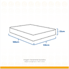 Colchão De Classic Molas Ensacadas Casal 138cm