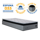 Colchão De Espuma D33 Pillow Top Maxx Solteiro 88 cm