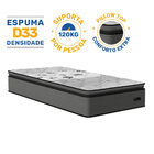 Colchão De Espuma D33 Pillow Top Resistence Solteiro 88cm