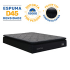Colchão De Espuma D45 Pillow Top Suport Prime Casal 138 cm
