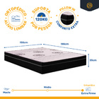 Colchão De Espuma Pillow In Orthoplus Queen 158cm