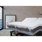 Colchão De Látex Articulado Cinza 20cm King 193x203cm