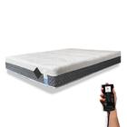 Colchão De Látex Articulado Cinza 20cm Queen 158x198cm