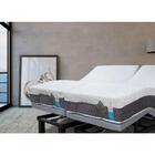 Colchão De Látex Articulado Cinza 25cm Queen 158x198cm