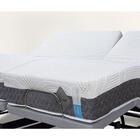 Colchão De Látex Cinza 20cm King Bipartido 2x(96x203cm)