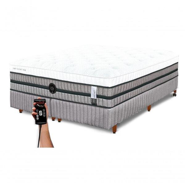 Colchão De Látex Firme Kit Spa King 193x203cm