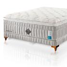 Colchão De Látex Híbrido Qgel Com Cobre Solteiro 88x188cm