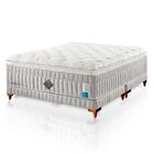 Colchão De Látex Híbrido Qgel Com Cobre Solteiro 88x188cm