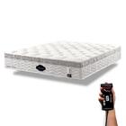 Colchão De Látex Pocket Médio Kit Spa Solteiro King 96x203cm