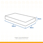 Colchão De Molas Bonnel One Face Absolut Gazin Solteiro 88cm