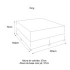 Colchão De Molas Ensacadas Acalento + Base King Fcd Toraflex