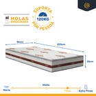 Colchão De Molas Ensacadas Anjos Classic Solteiro King 96cm