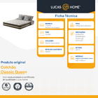 Colchão De Molas Ensacadas Classic Queen 158cm